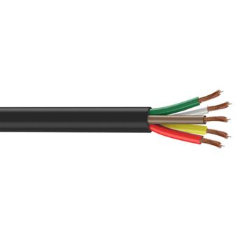cable electrique auto souple 5 fils de 0,5 a 2,5 mm2 - 5 x 0,75 mm2 (50 m)  - oc-pro - Électricité et domotique - Achat & prix