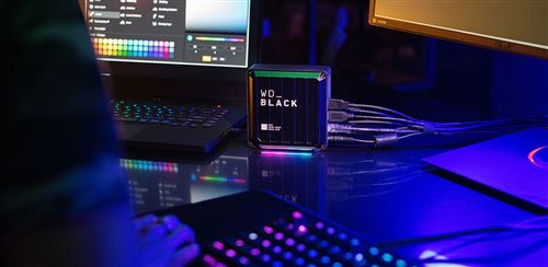 Disque SSD externe WESTERN DIGITAL WD Black D50 Game Dock 1To NVMe Thunderbolt3