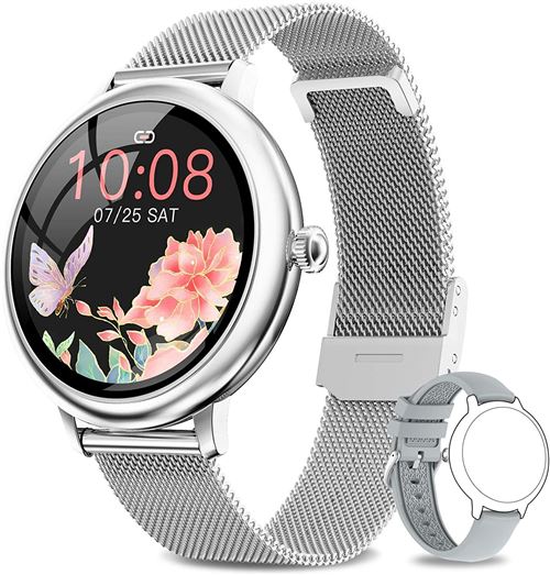 Montre connectée Chronus CF80 Étanche Fitness Tracker-Argent-Chronus