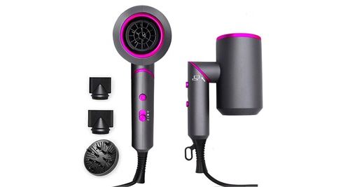 Sèche-cheveux domestique pliable 2000w, sans couture, vent fort, diffuseur d'air froid/chaud, séchage rapide