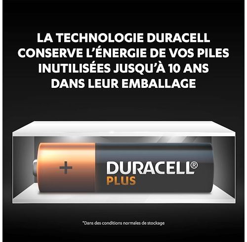 Piles AA/LR6 Plus Power, Duracell (x 6)  La Belle Vie : Courses en Ligne -  Livraison à Domicile