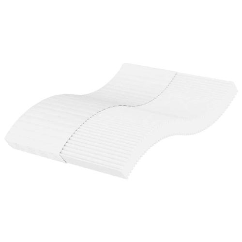 Matelas mousse 120x210 cm vidaxl accueil ferme soutien moelleux epaisseur 17 cm 5 zones housse de matelas