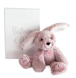 Peluche Lapin Histoire d'Ours 25 cm Rose