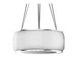 Falmec Circle.Tech Soffio - Hotte - hotte îlot - largeur : 58 cm - profondeur : 58 cm - recyclage - avec moteur interne - blanc