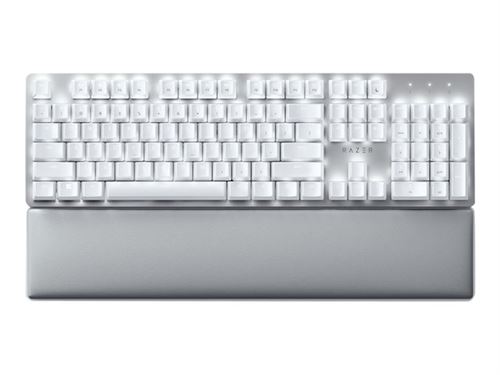 Razer Pro Type Ultra - Toetsenbord - achtergrondverlichting - Bluetooth, 2.4 GHz, USB-C - AZERTY - Frans - toetsschakelaar: Razer Yellow