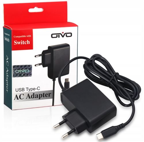 Adaptateur Secteur Oivo Usb Type C Compatible Avec Switch