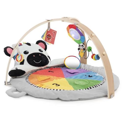 Baby Einstein Tapis D'Éveil Ocean Explorers, Avec Arche De Jeu En Bois Et Jouets Multisensoriels