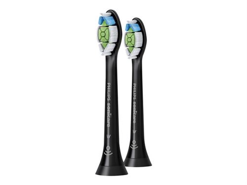 Pack De 2 Têtes De Brosse Philips Sonicare W2 Optimal White Noir HX6062/13