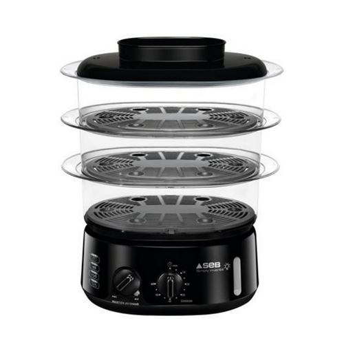 SEB Simply Invents VC110800 - Cuiseur vapeur - 9 litres - 900 Watt - noir