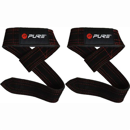 Pure2Improve Sangles de levage Cuir de buffle 60 x 4 cm