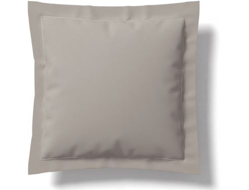 Taie Uni Brume Percale Anne de Solène 65 x 65