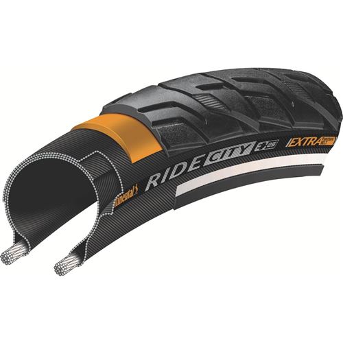 Continental pneu extérieur Ride City 28 x 1,25 (32-622) noir
