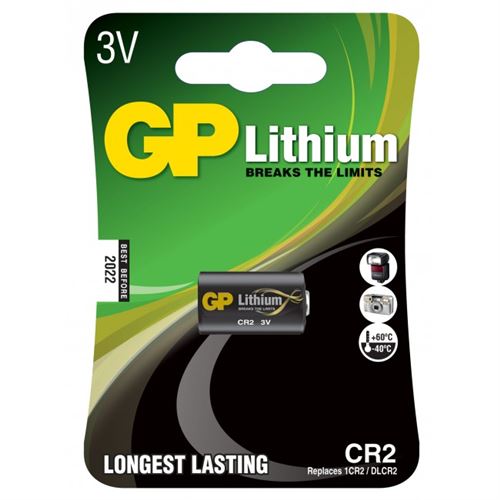Gp Batteries Cr2 Lithium Batteries 3v Argent&eacute;