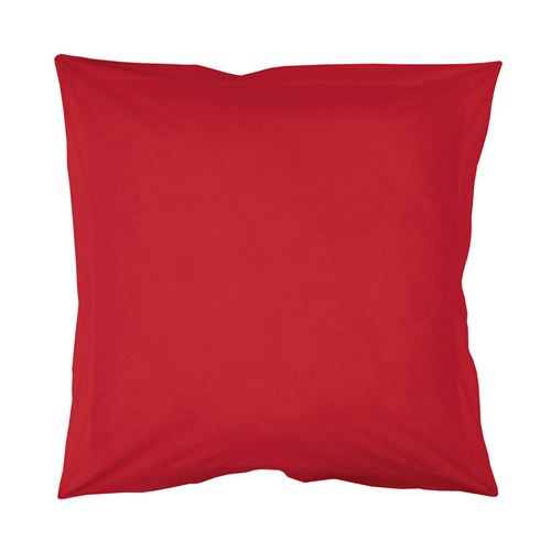 Taie d'Oreiller Rouge 63x63 Douceur D'Intérieur