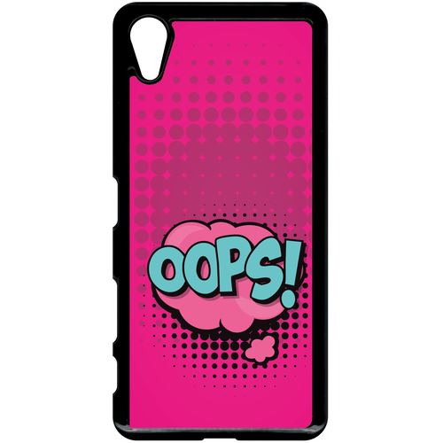 Coque Sony Xperia X Performance Oops Fond Rose Fushia
