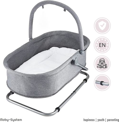 40 Sur Moby System Transat Bebe Balancelle Berceau 3 En 1 Cododo Mila Pliable Matelas Amovible Inclinaison Reglable Jusqu A 9 Kg Gris Transats Pour Bebe Achat Prix Fnac 40 Sur Moby System Transat Bebe Balancelle Berceau 3 En 1 Cododo Mila Pliable Matelas Amovible Inclinaison Reglable Jusqu A 9 Kg Gris Transats Pour Bebe Achat Prix Fnac