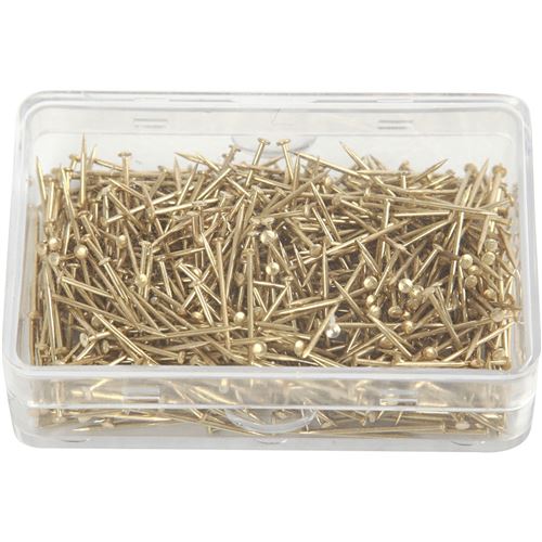 Creotime épingles or 1,6 cm 500 pièces