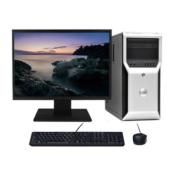 PC Tour Dell Precision T1650 MT Intel G2020 RAM 16Go Disque 2To Windows