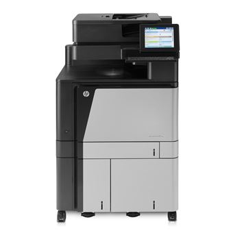 HP LaserJet Enterprise Flow MFP M880z+ - Imprimante multifonctions - couleur - laser - A3 (297 x 420 mm), Ledger (279 x 432 mm) (original) - A3 (support) - jusqu'à 46 ppm (impression) - 4100 feuilles - 33.6 Kbits/s - USB 2.0, Gigabit LAN, hôte USB, hôt - 1