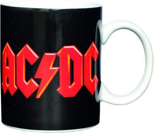 Rock - AC/DC Logo Mug de café - présenté dans un coffret cadeau - Design original sous licence