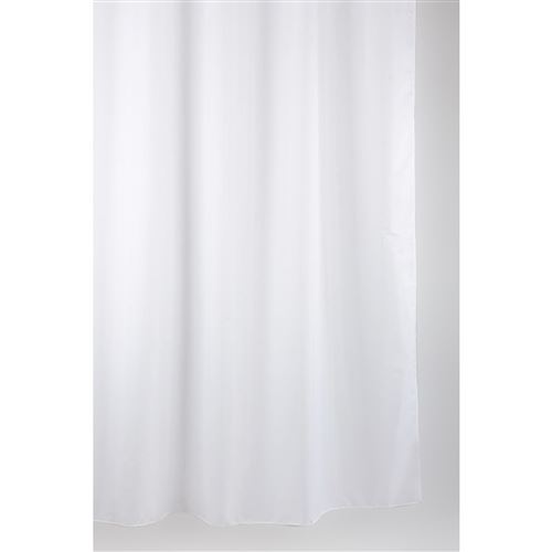 Allibert - Rideau de douche Albin - 120 x 200 cm - Blanc - Albin
