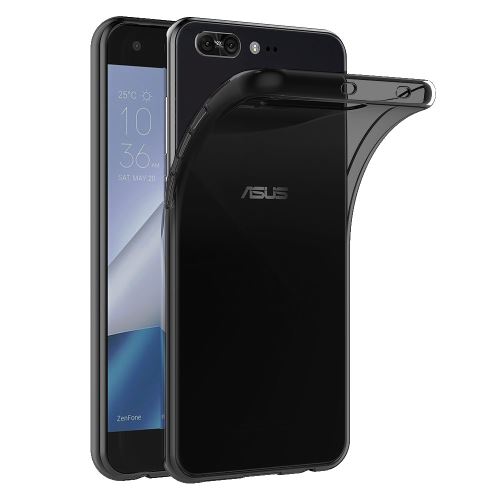 Housse pour Asus Zenfone 4 Pro ZS551KL Etui Housse pour Coque de protection Ultra Fine Silicone TPU Gel [Jelly - Noir] - ADVANSIA