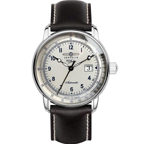 Zeppelin Montre pour Hommes Serie 100 Jahre Zeppelin Automatique 7654-4