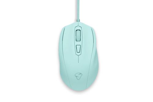 Mionix Castor Ice Cream - Souris - ergonomique - optique - 6 boutons - filaire - USB