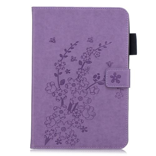 Etui en PU Wintersweet violet avec support pour votre For Apple iPad Mini 9.7 (2019)/4/3/2/1