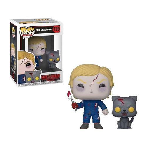 FUNKO Figurine  Pop Et Buddy Pet Sematary Undead Gage Et Church 