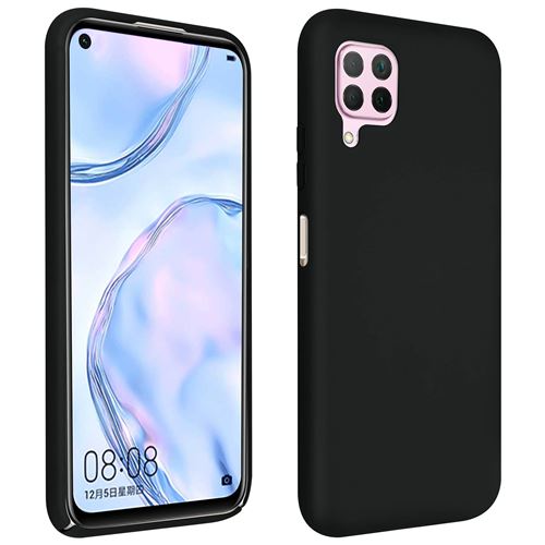 Avizar Coque Pour Huawei P40 Lite Semi-rigide Finition Soft Touch Noir