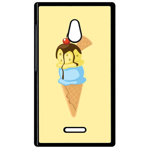 Coque Nokia X2 Glace Cornet Jaune