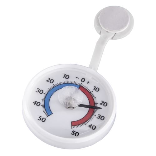 Hama Thermomètre de fenêtre, rond, analogique Thermomètre et