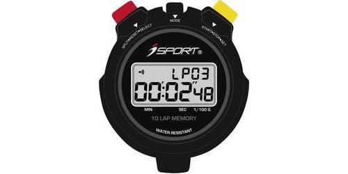 Chronomètre numérique iSport JG021 Pro noir
