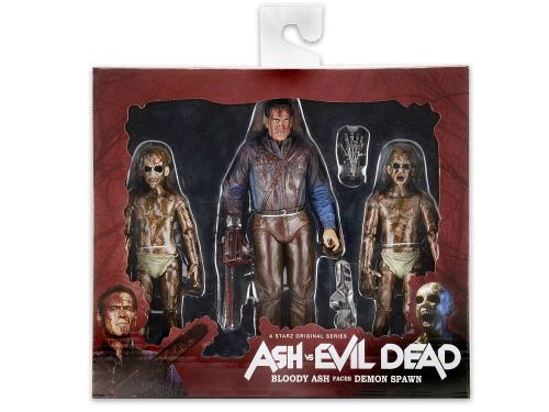 Figurine Ash VS Evil Dead - 3 Pack Bloody Ash VS Demon Spawn 18cm