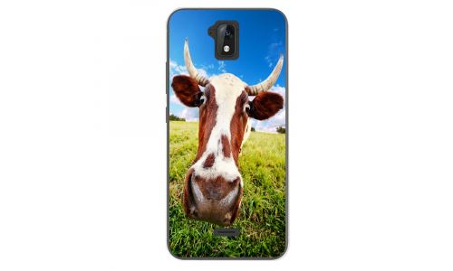 Coque souple pour Altice S51 avec impression Motifs vache