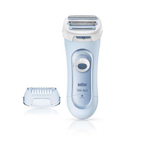 Braun Silk-épil 5 – 160 – rasoir Féminin Sans Fil 3 en 1 wet & Dry, Système De Rasurado, Cisaille Et Exfoliation, 2 accessoires, Bleu