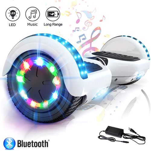 Skateboard Electrique Hoverboard Rose Chromé