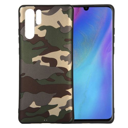 Coque en TPU motif camouflage vert pour votre Huawei P30 Pro