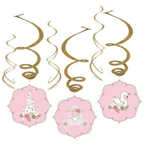 Amscan rubans de fête princesse 45/80 cm 6 pièces