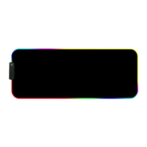 Tapis de souris USB filaire RVB Grand 13,7 x 23,6 pouces - Multicolore