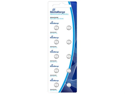 Piles boutons AG3 - LR41 Alcaline 1.5V MediaRange - MRBAT117