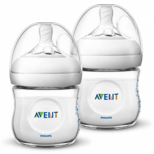 Lot de 2 biberons natural 125 ml - philips avent