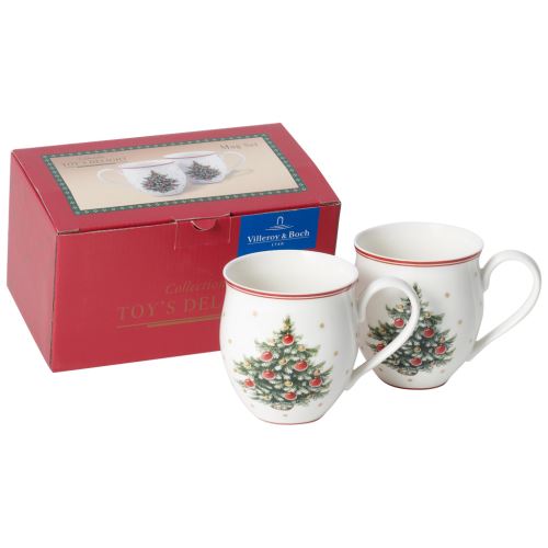 Villeroy & Boch - Toy's Delight Chope set 2pces, Arbre de Noël 20x9x12cm