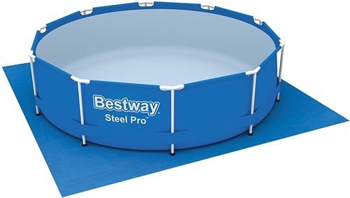 Bestway Bleu Tapis De Sol Carré 305X305cm Pour Piscine - 58001 - Image 1