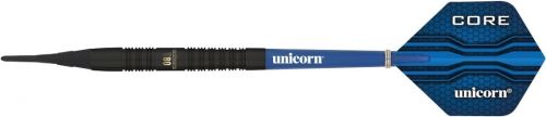 Unicorn flèches à fléchettes Core XL T80pointe souple 80% D poids 19