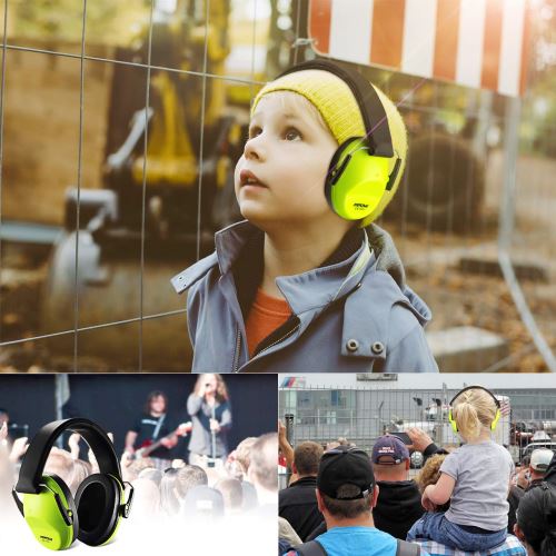 Mpow Casque Antibruit Enfant Adulte Pliable Snr 34db Casque Anti Bruit Reglable A Reduire Du Bruit Cache Oreilles De La Reduction De Bruit A Protection Auditive Pour Enfant Et Adulte 1 Vert Equipement Et