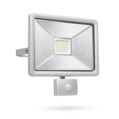 Smartwares Lampe LED avec capteur 50 W Gris SL1-DOB50