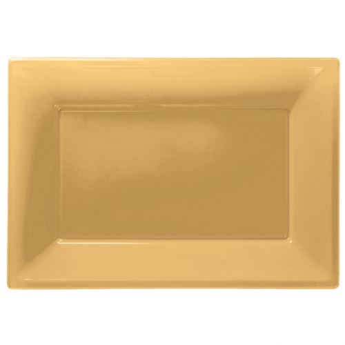 Amscan bols de service or 33 x 23 cm 3 pièces