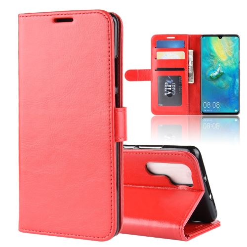 Etui en PU magnétique avec support couleur rouge pour votre Huawei P30 Pro